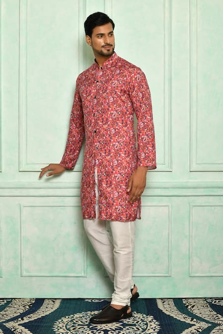 Adara Khan Paisley Pattern Kurta Set 