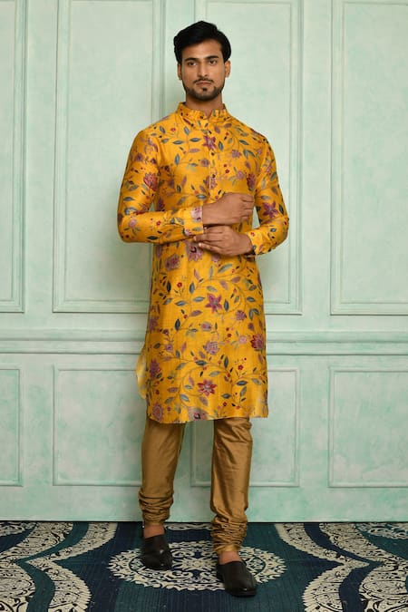 Pranay Baidya Floral Print Kurta Set 