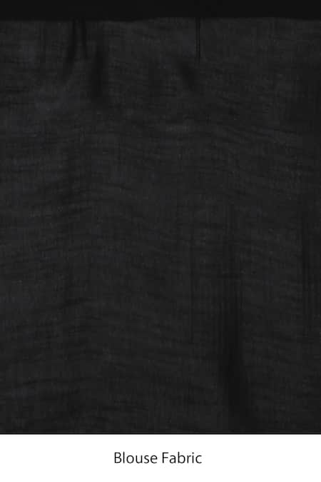 Shop Naintara Bajaj Black Georgette, Satin Sequins Round Neck Embroidered Saree Online at Aza Fashions Shop_Naintara Bajaj_Black Georgette, Satin Sequins Round Neck Embroidered Saree _Online_at_Aza_Fashions