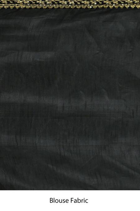 Shop Samyukta Singhania Black Georgette Sequins, Embroidery Round Neck Floral Printed Saree Online at Aza Fashions Shop_Samyukta Singhania_Black Georgette Sequins, Embroidery Round Neck Floral Printed Saree_Online_at_Aza_Fashions