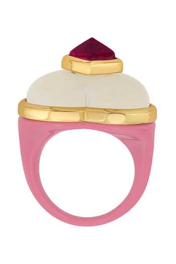 Buy_Isharya_Pink Rock Crystal Roseate Hydro Ring_Online_at_Aza_Fashions
