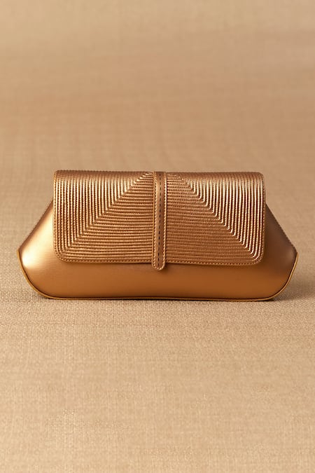 Ampm Gold Cord Work Izrah Clutch 