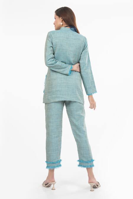 House Of Thl Catherine Embellished Jacket & Pant Set 