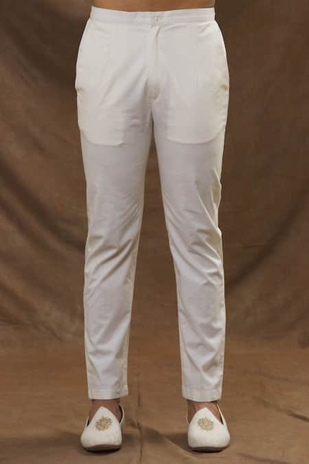 Pants adjusted fit cotton chinos for mens | Quality brand Europann