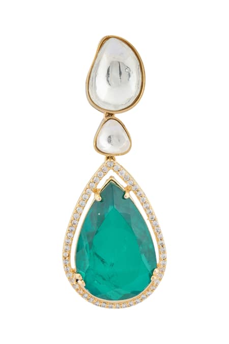 18k Emerald Earrings — ThayerJewelers.com