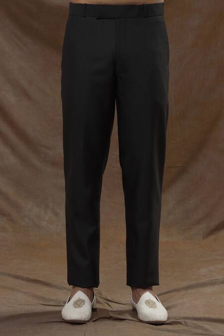 Arihant Rai Sinha_Grey Jacquard, Terrycloth Sequins Work Bandhgala Set_at_Aza_Fashions