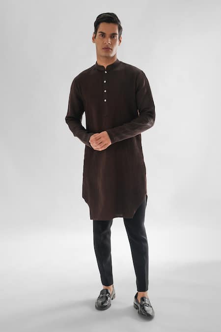 Paarsh Cosmos Pintucked Kurta & Pant Set 