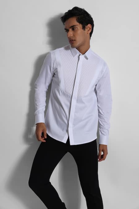 Paarsh Quilted Threadwork Shirt 