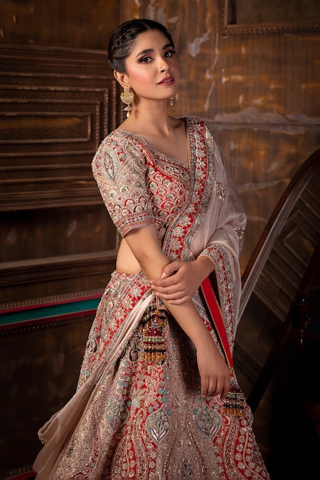 White Indian Wedding Lehenga Designs for the Modern Bride