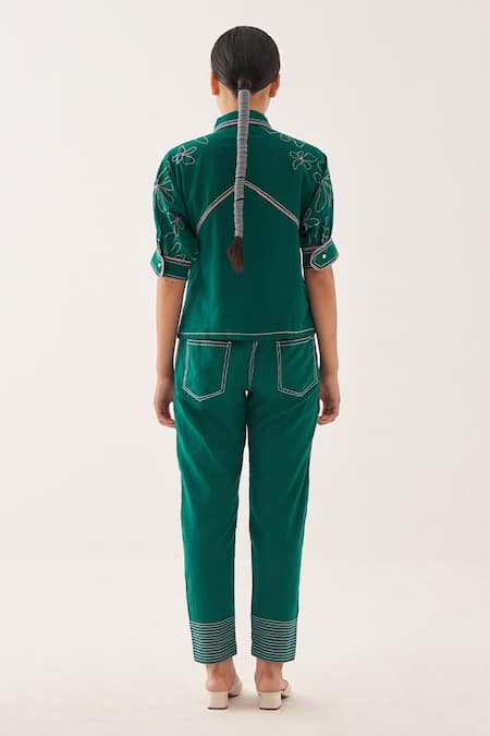 Cross A Line Nale Embroidered Shirt 