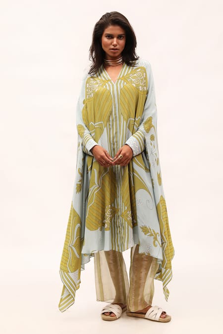 Kritika Murarka Floral Print Kaftan Dress 