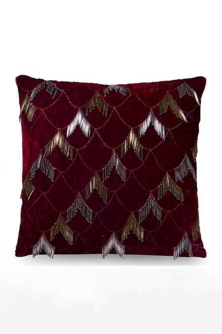 ALCOVE Fringe Detailed Cushion Cover 