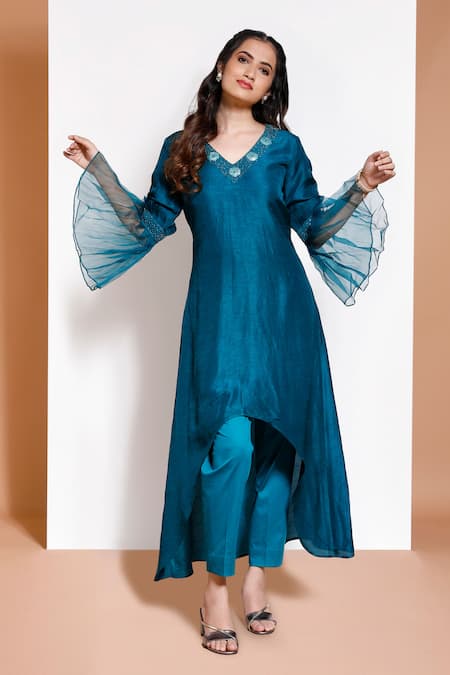 Buy Kurti Pant Sets with Dupatta for Women Online on Libas
