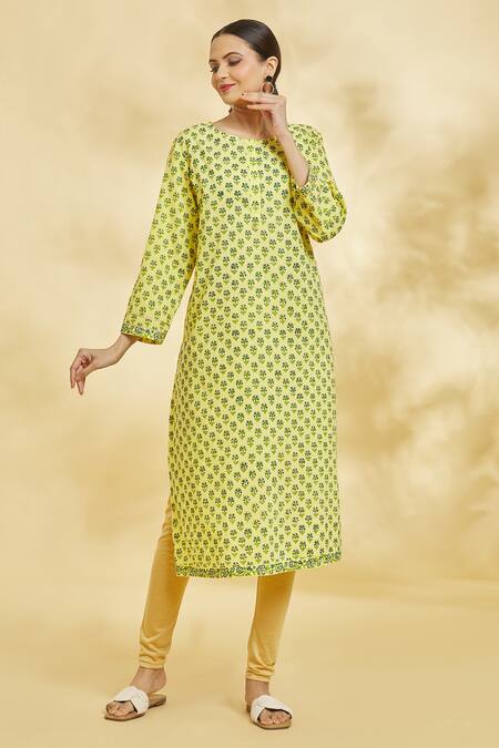 Buy Green Kurta Suit Sets for Women by W Online | Ajio.com