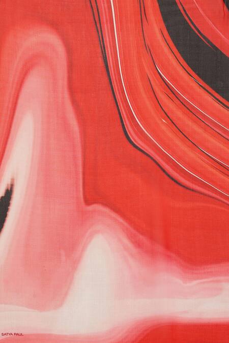 Satya Paul Black Silk, Georgette Printed Light Drama Saree at Aza Fashions Satya Paul_Black Silk, Georgette Printed Light Drama Saree _at_Aza_Fashions