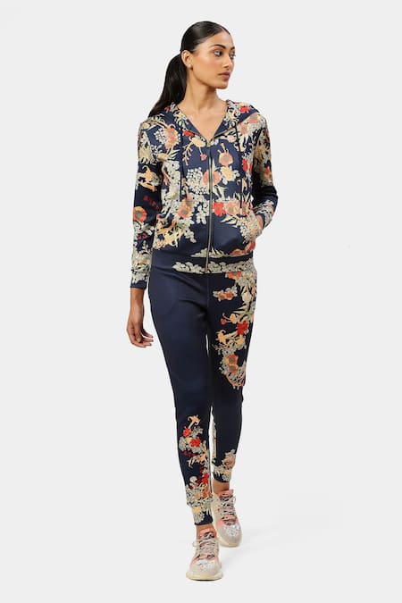 Satya Paul The Scuba Floral Print Jacket 