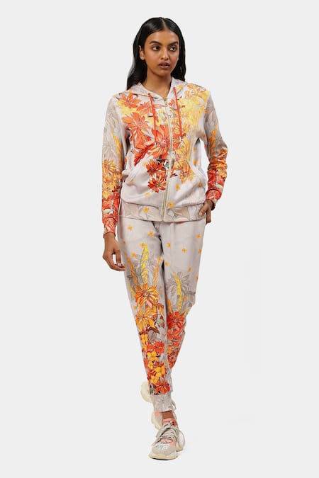 Adidas tracksuit womens outlet floral