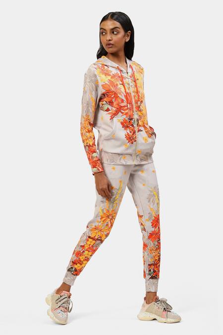 Buy_Satya Paul_Grey Neoprene The Scuba Go Athleisure Jacket _Online_at_Aza_Fashions