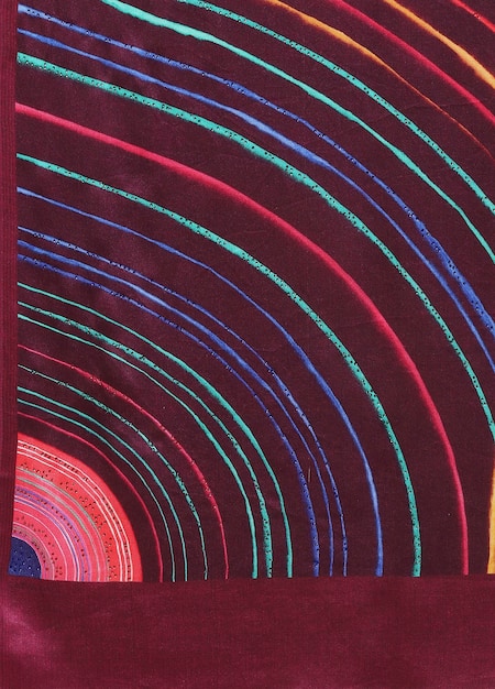 Satya Paul Purple Georgette, Satin Beads Cabaret Geometric Print Saree at Aza Fashions Satya Paul_Purple Georgette, Satin Beads Cabaret Geometric Print Saree _at_Aza_Fashions