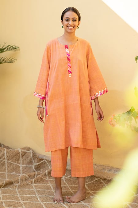 Priyanka Raajiv Altan A-Line Kurta & Pant Set 