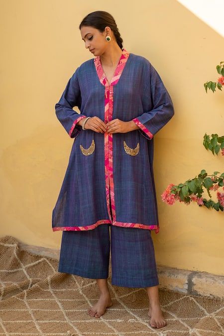 Priyanka Raajiv Aroon Organic Cotton Kurta & Flared Pant Set 