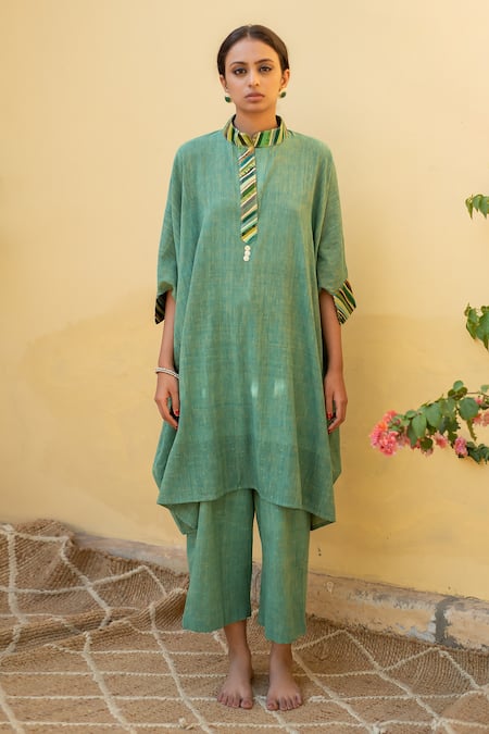 Priyanka Raajiv Sadeh Organic Cotton Kaftan & Pant Set 