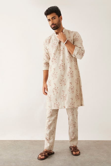 Son of A Noble Snob Halles Catchfly Printed Kurta 