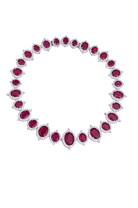 Swarovski hot sale ruby necklace