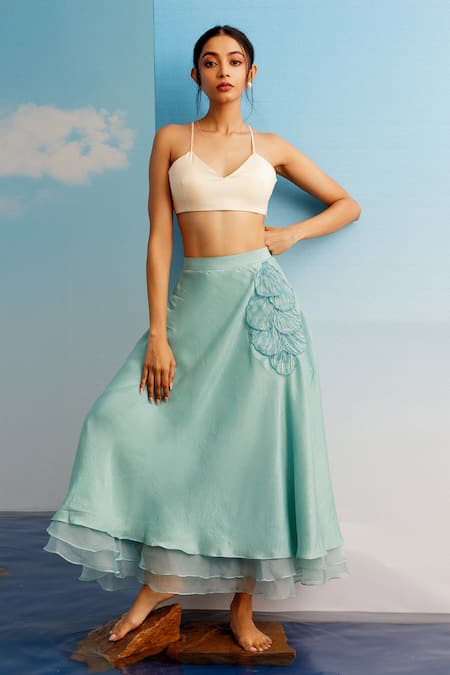 Harshita Jain Layered Hem Skirt 