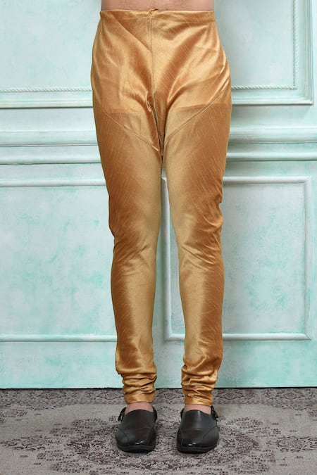 Arihant Rai Sinha_Cream Silk Embroidery Geometric Kurta And Churidar Set_Online_at_Aza_Fashions