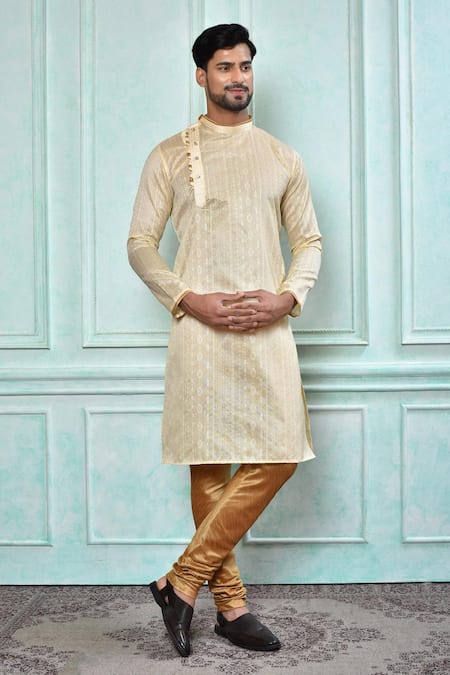 Aryavir Malhotra Sequin Work Kurta & Churidar Set 