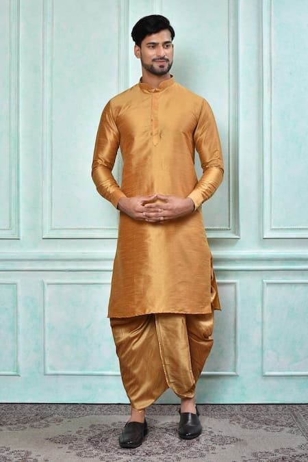 Aryavir Malhotra Solid Kurta & Dhoti Pant Set 