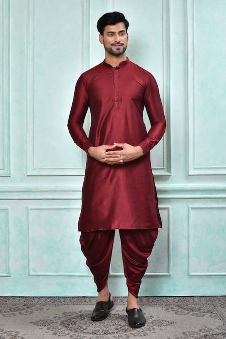 Aryavir Malhotra Full Sleeve Kurta & Patiala Pant Set 