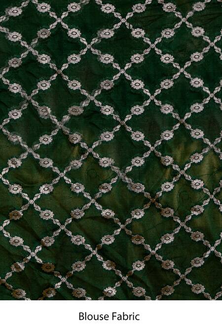 Taba Kashi By Artika Shah_Purple Viscose Georgette Pattern Saree With Unstitched Blouse Fabric _Online_at_Aza_Fashions