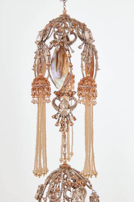 Outhouse_Pink Natural Pearls Le Palm Serefina Kaleera _Online_at_Aza_Fashions
