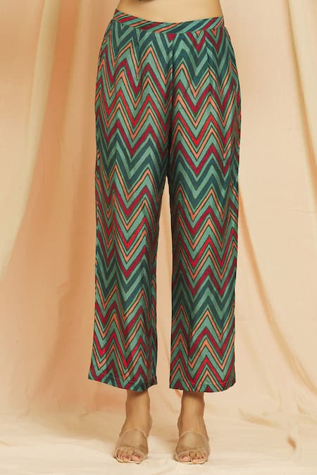 Buy Meghna Panchmatia Blue Silk Tassels Round Neck Pure Ombre Kaftan And Pant Set Buy_Meghna Panchmatia_Blue Silk Tassels Round Neck Pure Ombre Kaftan And Pant Set