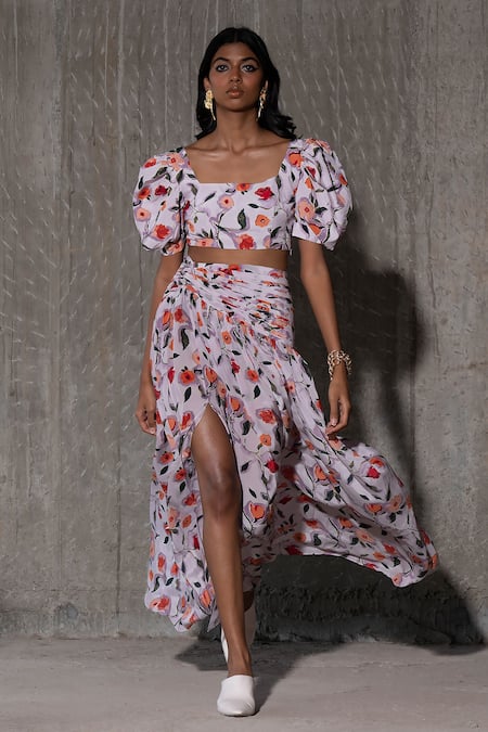 Buy Therealb Multi Color Viscose Nomadic Journey Printed Skirt Online at Aza Fashions Buy_Therealb_Multi Color Viscose Nomadic Journey Printed Skirt _Online_at_Aza_Fashions