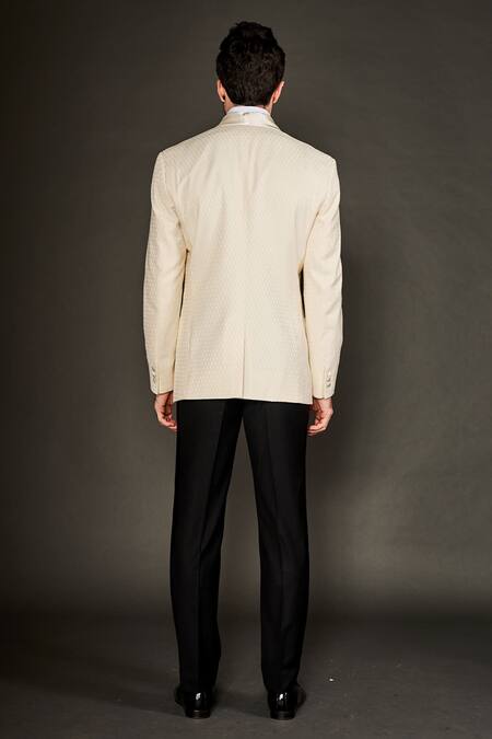 Arjuun Kilachand Shawl Lapel Collar Tuxedo & Trouser Set 