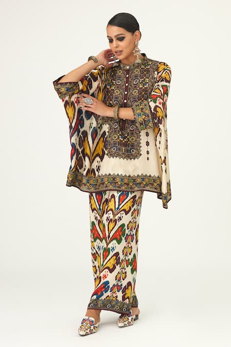 Rajdeep Ranawat Chanel Silk Geometric Pattern Tunic 