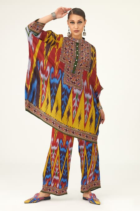 Rajdeep Ranawat Chanel Silk Geometric Pattern Tunic 