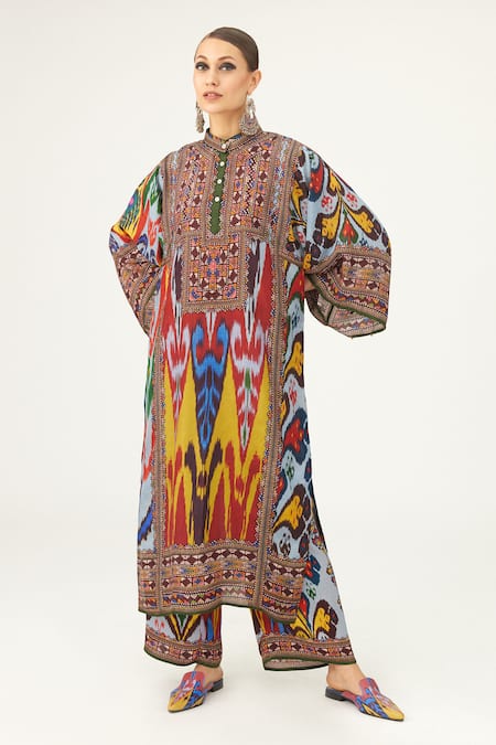 Rajdeep Ranawat Gayatri Abstract Print Box Tunic 