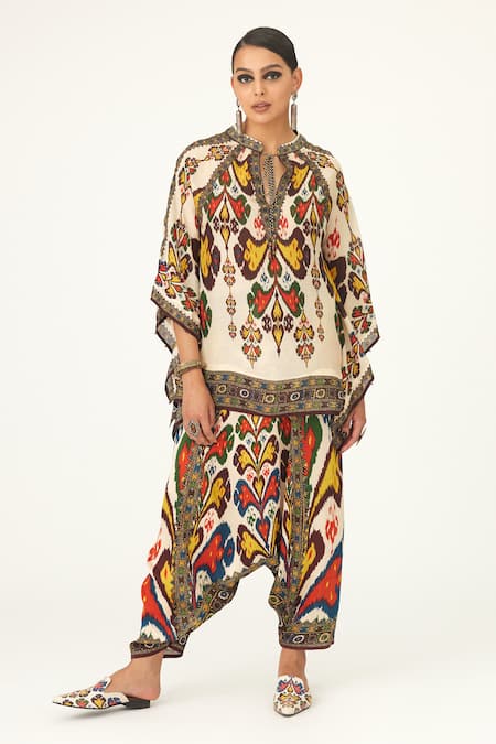 Rajdeep Ranawat Maimouna Abstract Print Turkish Pant 