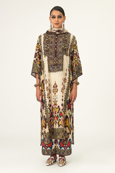 Rajdeep Ranawat Ghazala Geometric Pattern Tunic 