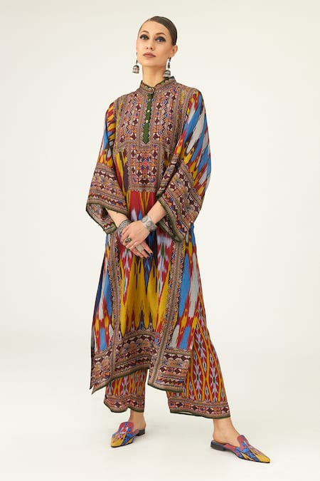 Rajdeep Ranawat Gayatri Silk Long Tunic 