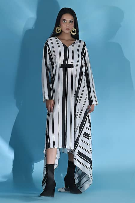 JYOTI SACHDEV IYER Stripe Print Kaftan 