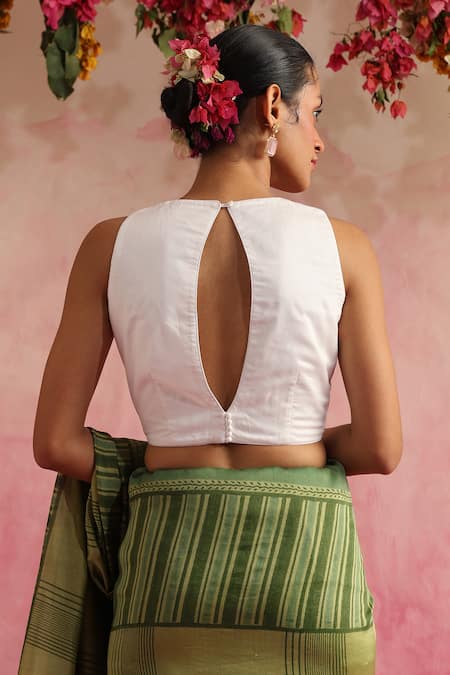 Weaver Story Cotton Silk Blouse 