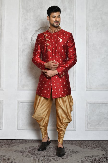 Sherwani red 2024