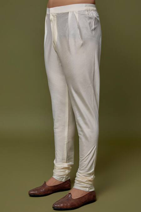 Sammohan Ceremonial Yellow Chanderi, Linen, Cotton Mirrors Placket Kurta With Churidar Online at Aza Fashions Sammohan Ceremonial_Yellow Chanderi, Linen, Cotton Mirrors Placket Kurta With Churidar_Online_at_Aza_Fashions