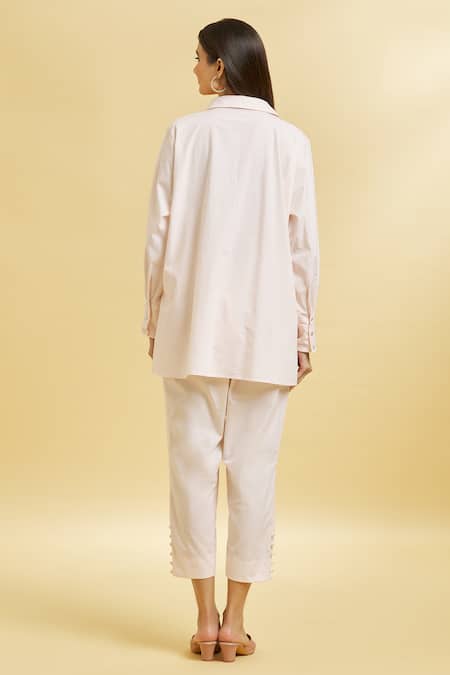 Soha By Harleen And Sona Sequin Embroidered Shirt 