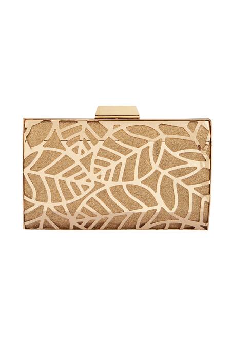 Samyukta Singhania Metallic Cut Out Clutch 
